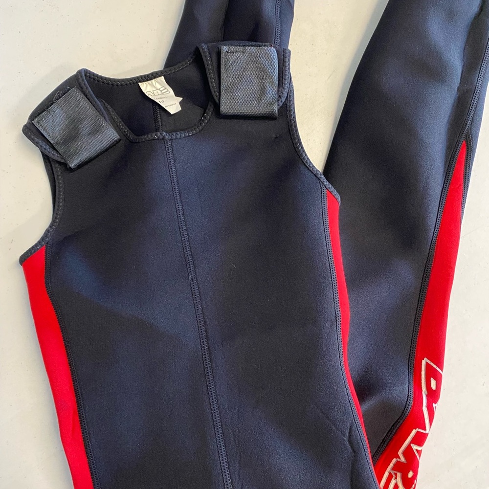 Youth Wetsuit tank style top or with long sleeve top